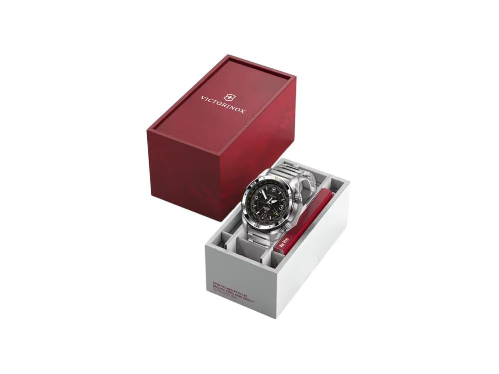 Reloj Automático Victorinox Air Pro, Acero Inoxidable 316L, Negro, V242004