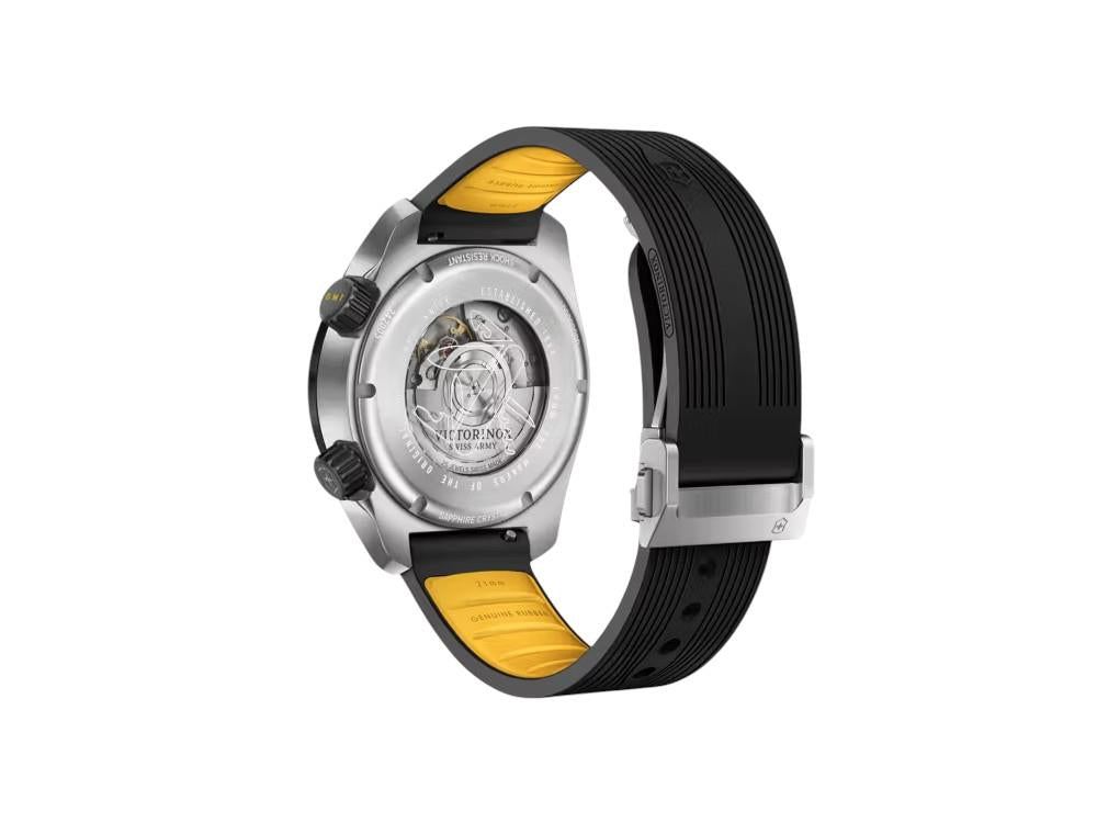 Reloj Automático Victorinox Air Pro, Acero Inoxidable 316L, Negro, 43 mm,V242005