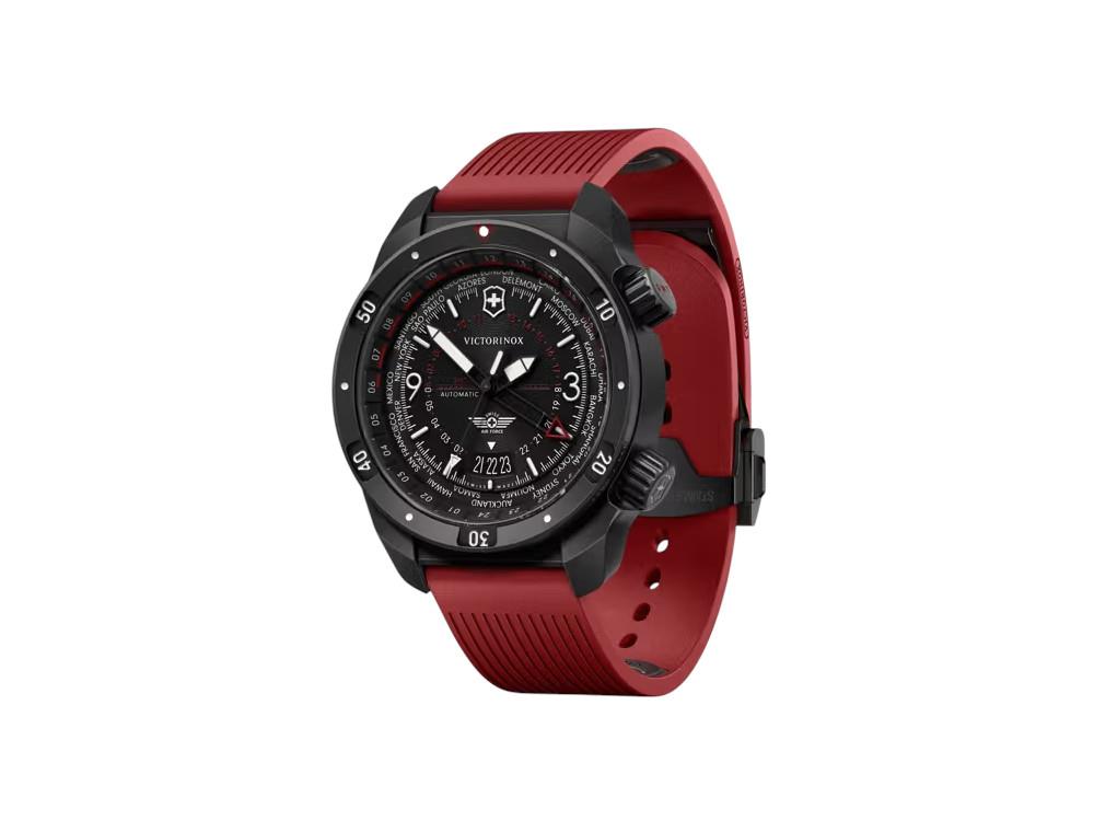 Reloj Automático Victorinox Air Pro, Acero Inoxidable 316L, Negro, 43mm, V242006