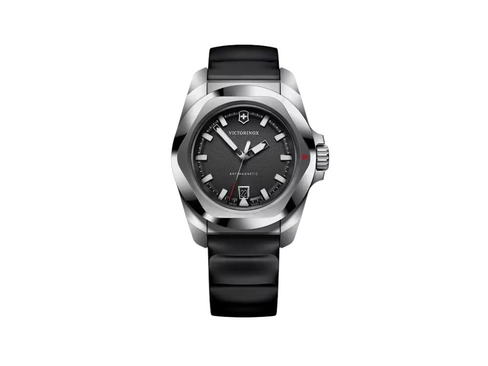 Reloj de Cuarzo Victorinox I.N.O.X., Acero Inoxidable 316L, Negro,41 mm, V242028