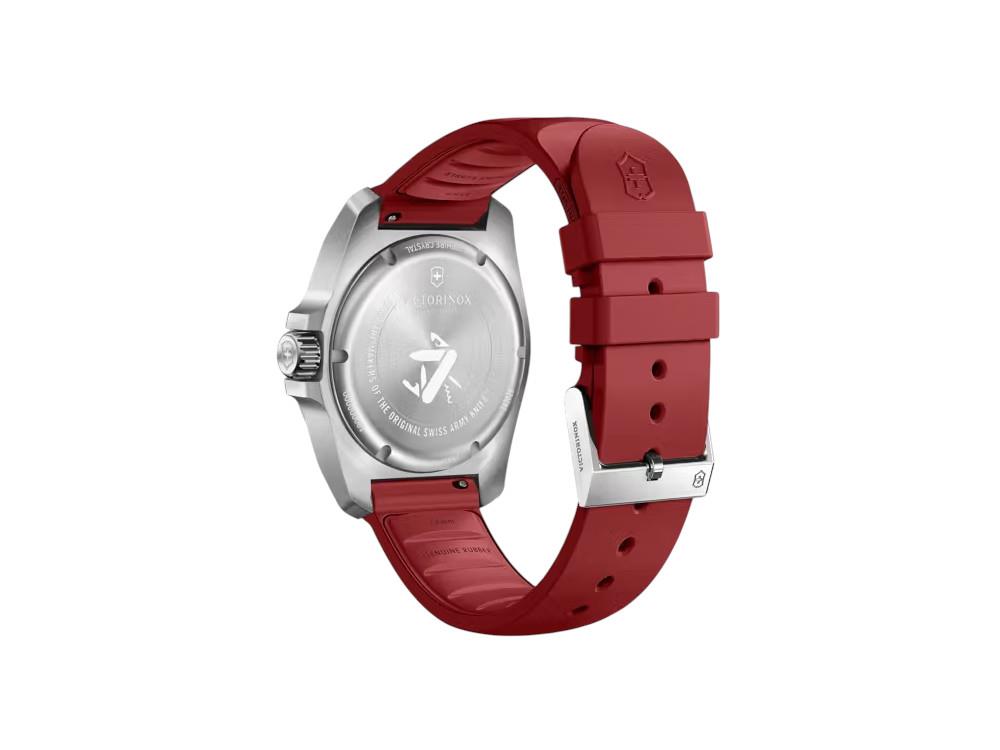 Reloj de Cuarzo Victorinox I.N.O.X., Acero Inoxidable 316L, Rojo, 41 mm, V242029