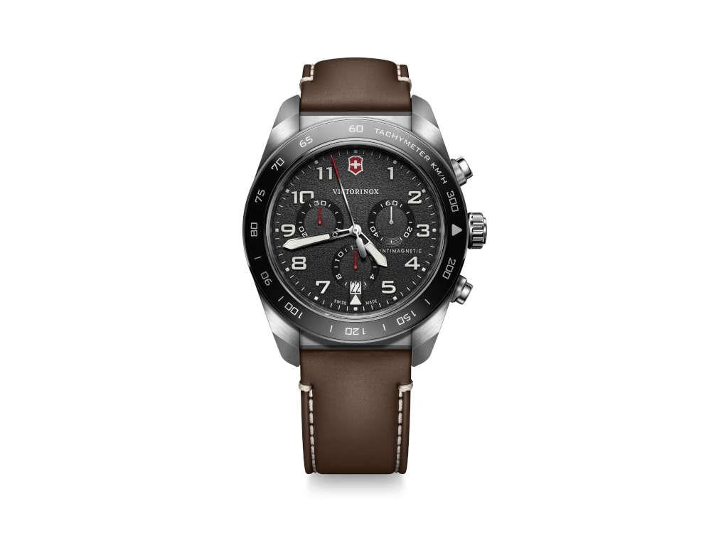 Reloj de Cuarzo Victorinox Swiss Army, Negro, 42 mm, Cronógrafo, V242046