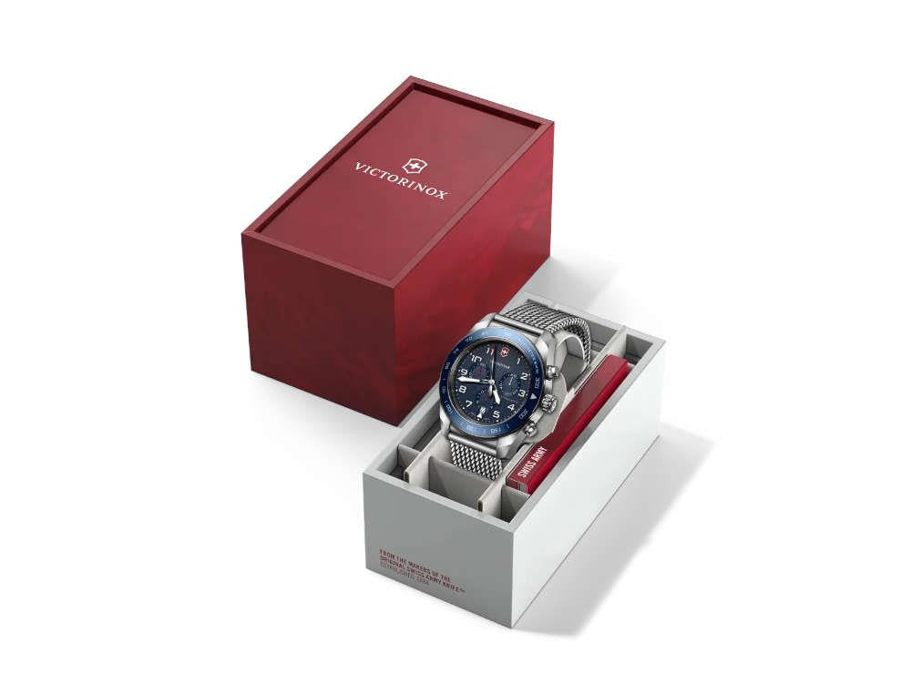 Reloj de Cuarzo Victorinox Swiss Army, Azul, 42 mm, Cronógrafo, V242049