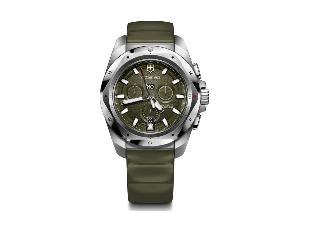 Reloj de Cuarzo Victorinox I.N.O.X Chrono, Verde, 43 mm, V242081