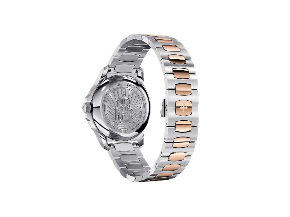 Reloj Automático Venezianico Redentore, 36 mm, Plata, 1121506C
