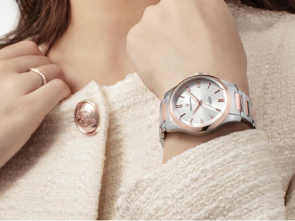 Reloj Automático Venezianico Redentore, 36 mm, Plata, 1121506C