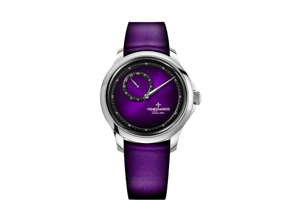 Reloj Automático Venezianico Redentore Enigma, 40 mm, Violeta, 1221572