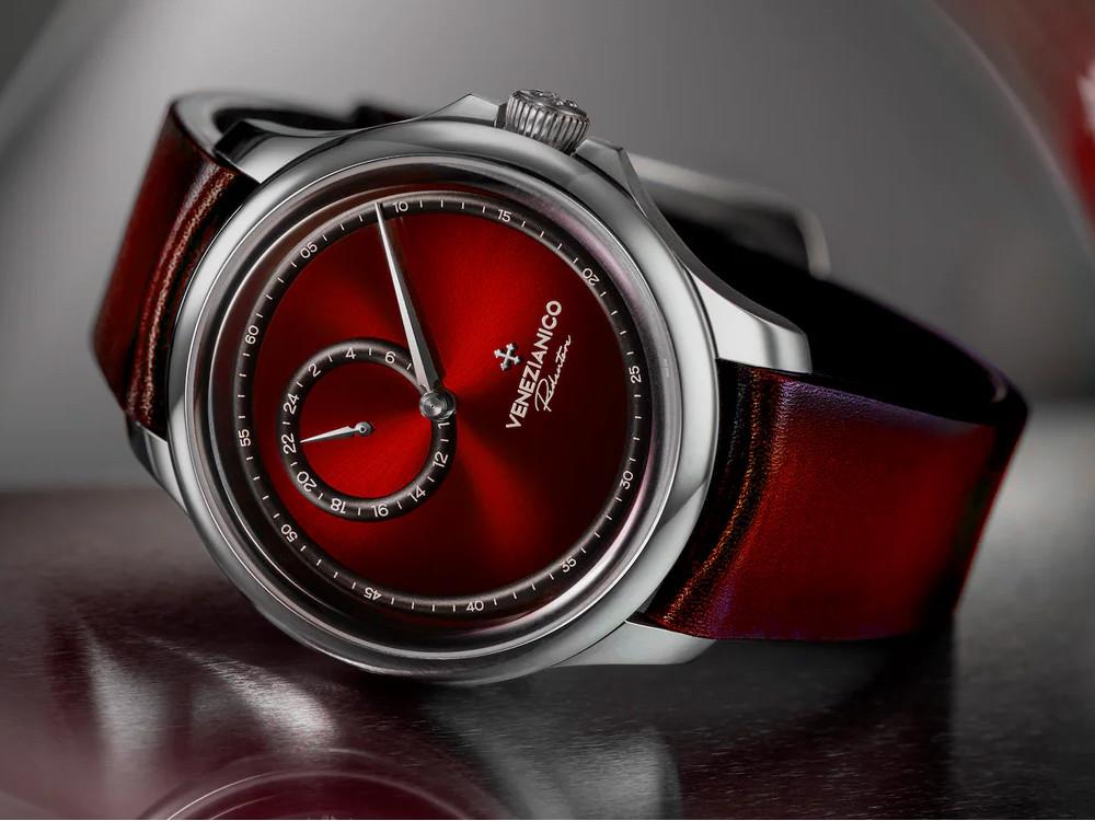Reloj Automático Venezianico Redentore Enigma, 40 mm, Rojo, 1221573