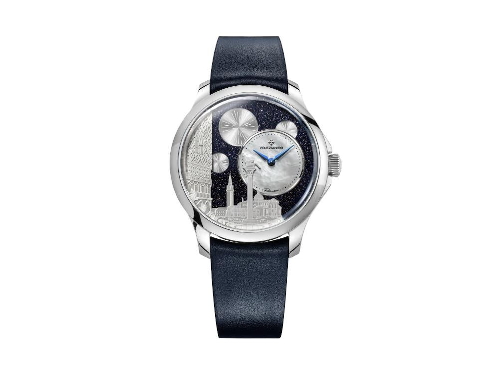 Reloj Automático Venezianico Redentore Bellanotte, 40 mm, Negro, 1221575