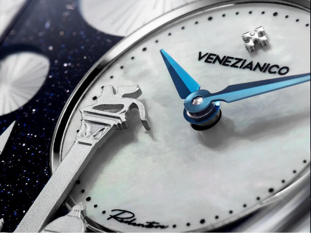 Reloj Automático Venezianico Redentore Bellanotte, 40 mm, Negro, 1221575