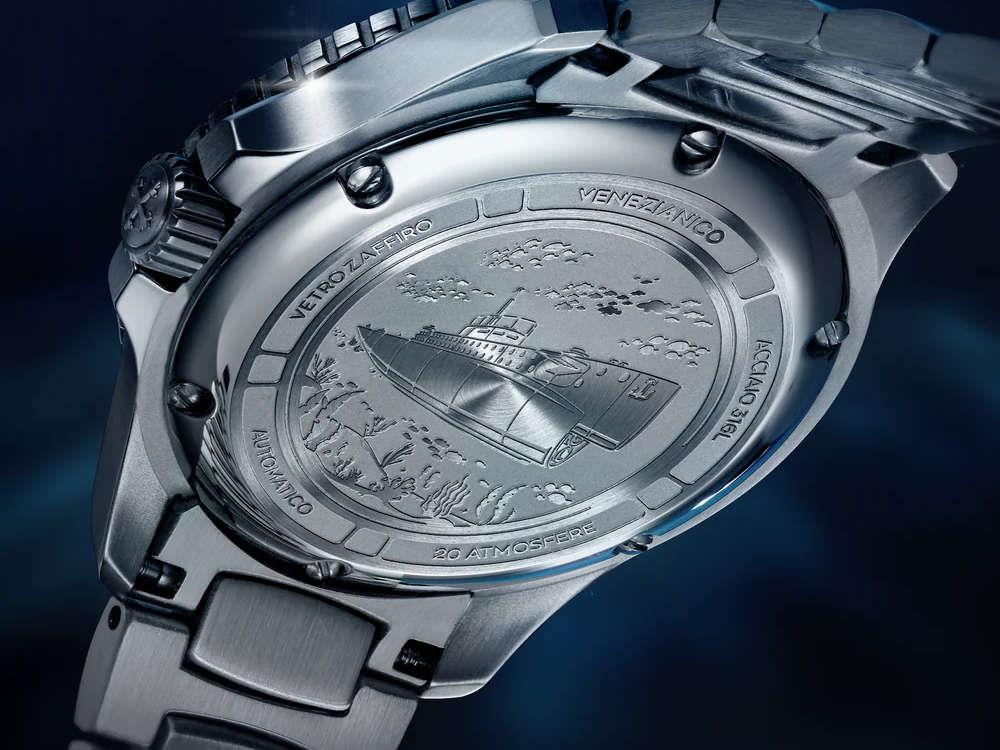 Reloj Automático Venezianico Nereide Tungsteno, 39 mm, Azul, 3121541C