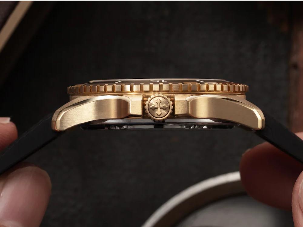 Reloj Automático Venezianico Nereide Bronzo 39 mm, Negro, 3121555