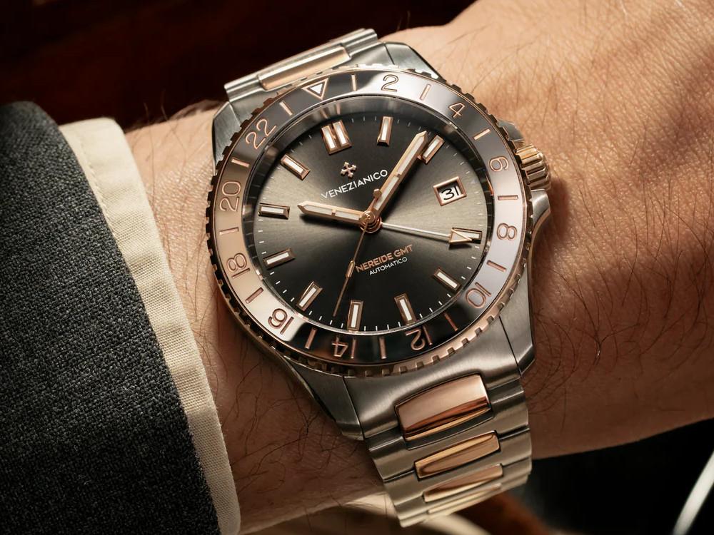 Reloj Automático Venezianico GMT Grand Tour Nereide, 39 mm, 3521510C