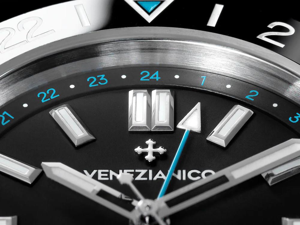 Reloj Automático Venezianico Nereide GMT Ceratung™, 42 mm, Negro, 4521500S