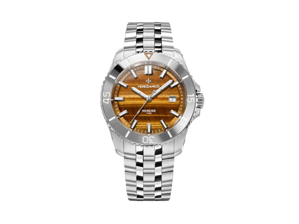Reloj Automático Venezianico Nereide Tigris, 42 mm, Marrón, 4521543S