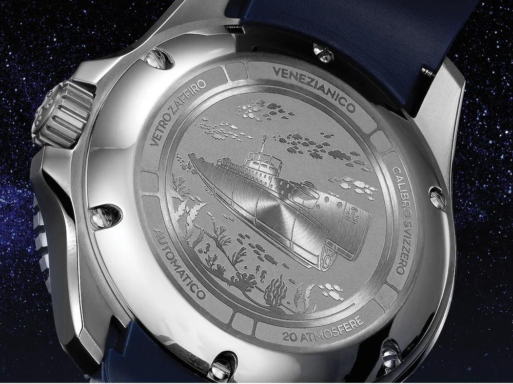 Reloj Automático Venezianico Nereide Avventurina, 42 mm, Azul, 4521550