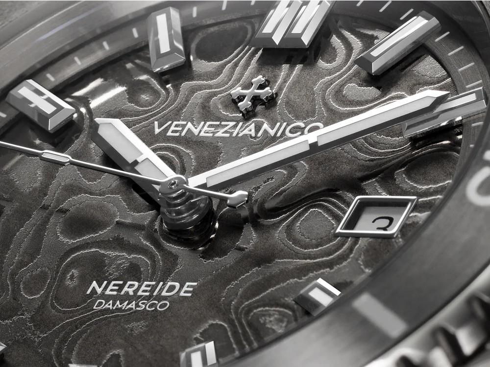 Reloj Automático Venezianico Nereide Damasco, 42 mm, Gris, 4521565