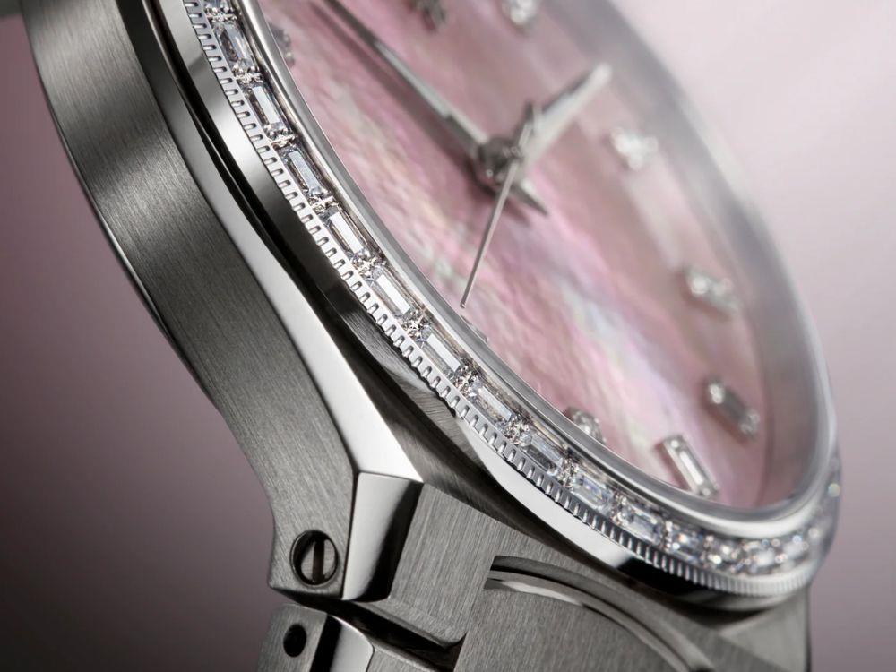 Reloj Automático Venezianico Arsenale Moissanite, 37 mm, Rosa, 6121513C