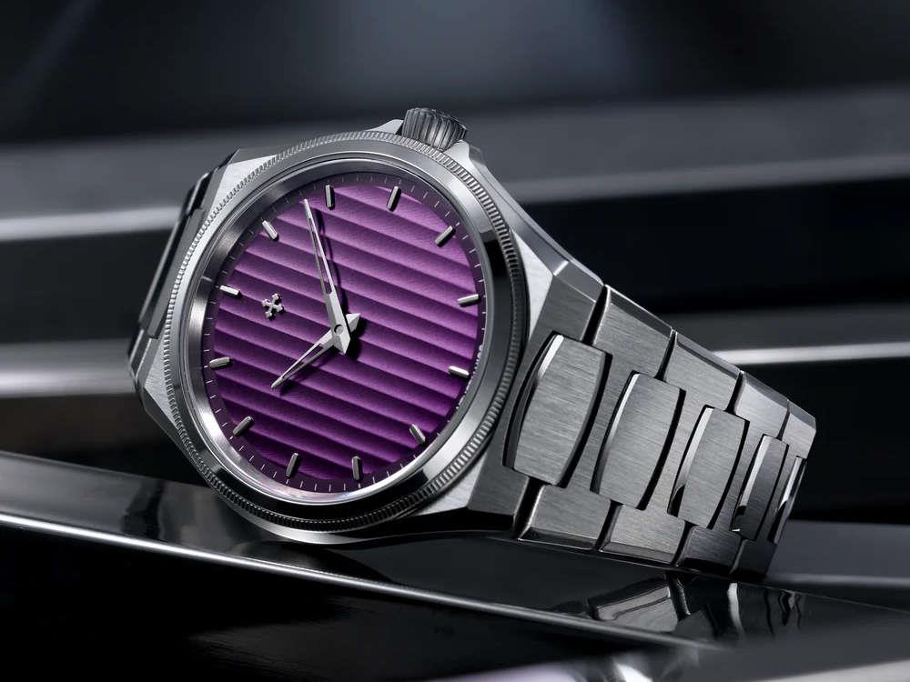 Reloj Automático Venezianico Arsenale, 40 mm, Violeta, 6221501C