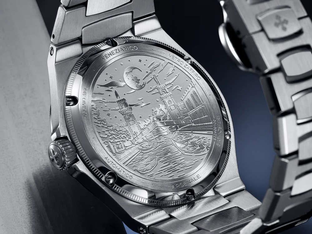 Reloj Automático Venezianico Arsenale, 40 mm, Violeta, 6221501C