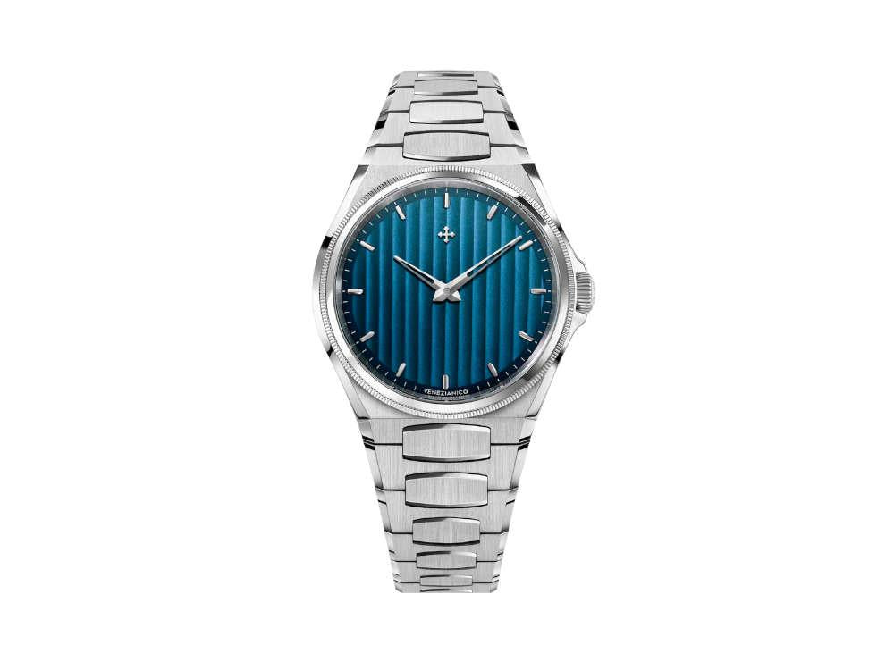 Reloj Automático Venezianico Arsenale, 40 mm, Azul, 6221502C