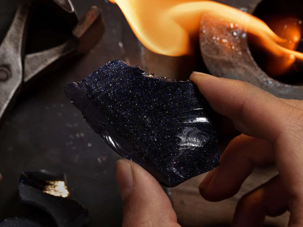 Reloj Automático Venezianico Arsenale Avventurina, 40 mm, Azul, 6221550