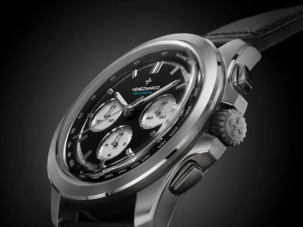 Reloj Automático Venezianico Bucintoro, 42 mm, Negro, 8221511