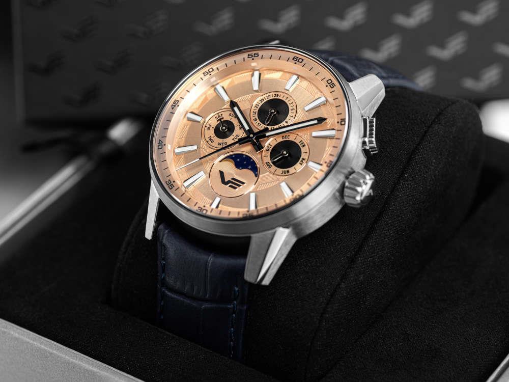 Reloj de Cuarzo Vostok Europe Limousine Moon Phase Edición Limitada 6P00-561A789