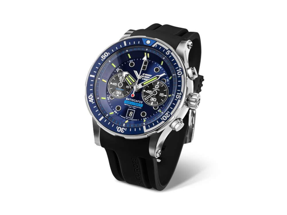 Reloj de Cuarzo Vostok Europe Batiscafos, Azul, 49.7 mm, 6S21-511A772-L-BL