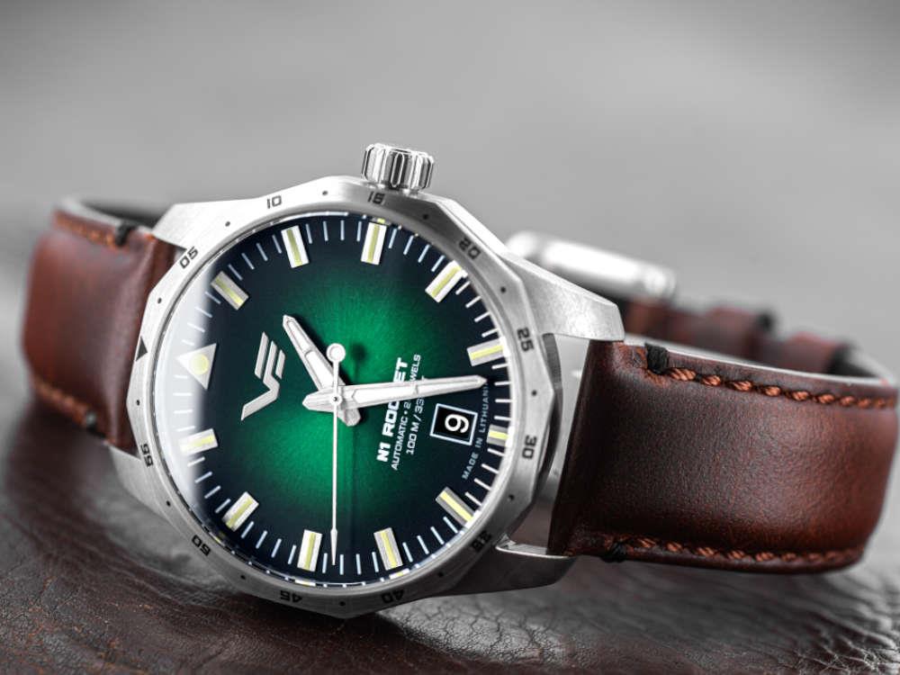 Reloj Automático Vostok Europe Rocket N1 Compact, Verde, 39 mm, NH35-125A749