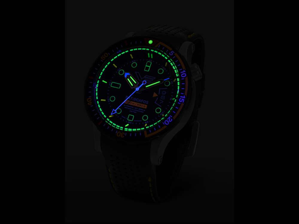 Reloj Automático Vostok Europe Batiscafos, Negro, 49.7 mm, NH35-511E767-L-BK