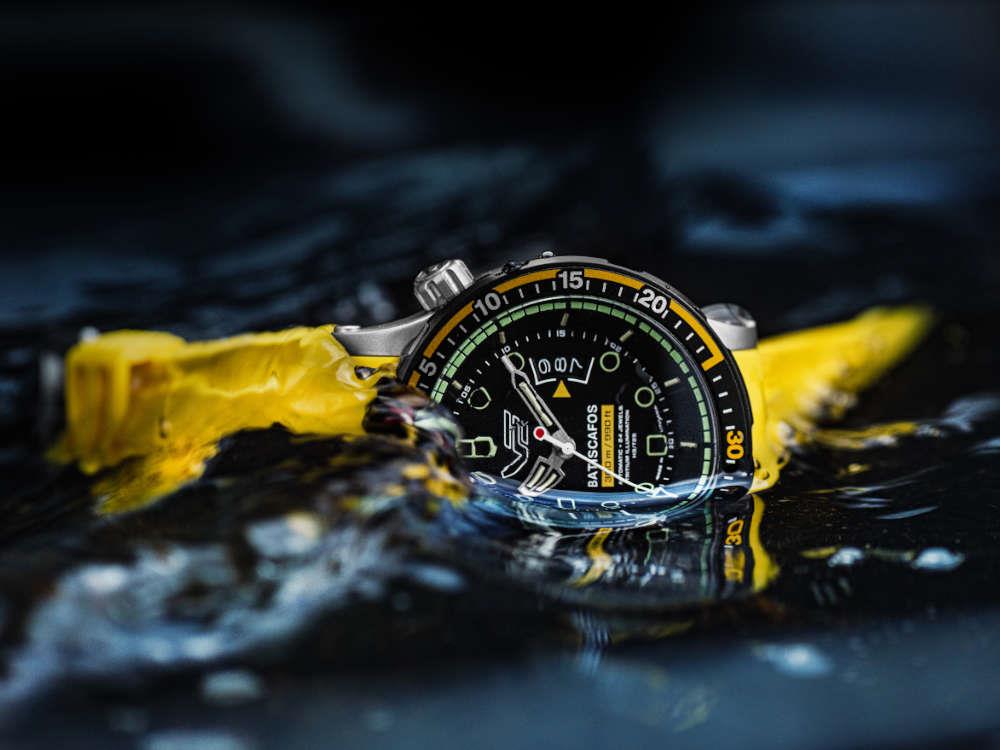 Reloj Automático Vostok Europe Batiscafos, Negro, 49.7 mm, NH35-511E767-L-BK