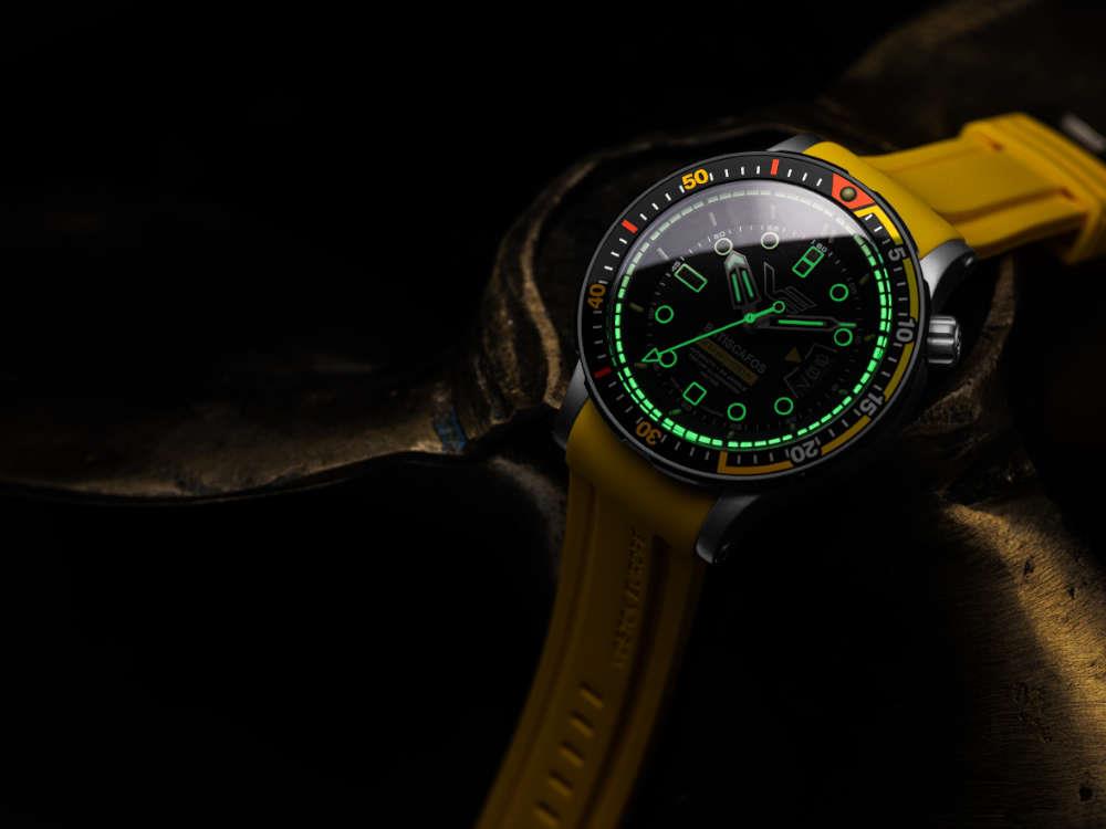 Reloj Automático Vostok Europe Batiscafos, Negro, 49.7 mm, NH35-511E767-L-BK