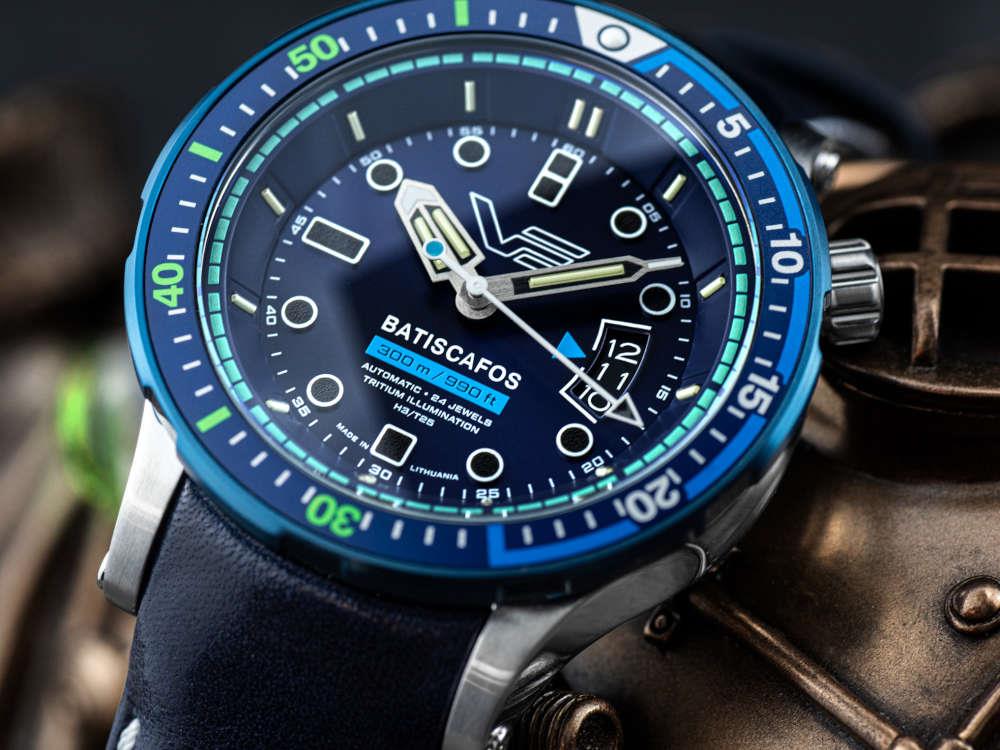 Reloj Automático Vostok Europe Batiscafos, Azul, 49.7 mm, NH35-511E768-L-BL