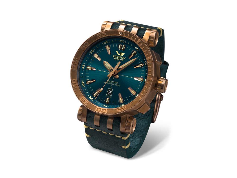 Reloj Automático Vostok Europe Energia, Bronce, Turquesa, NH35A-575O286