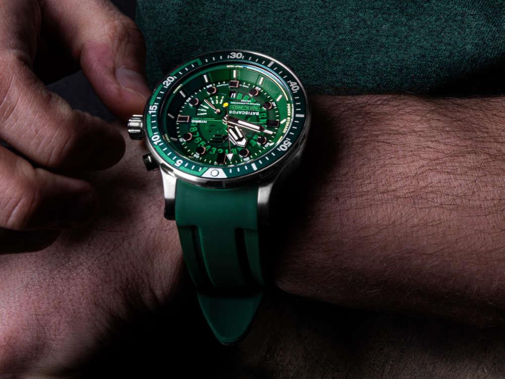 Reloj de Cuarzo Vostok Europe Batiscafos, Verde, 49.7 mm, PX84-511A770-L-BR