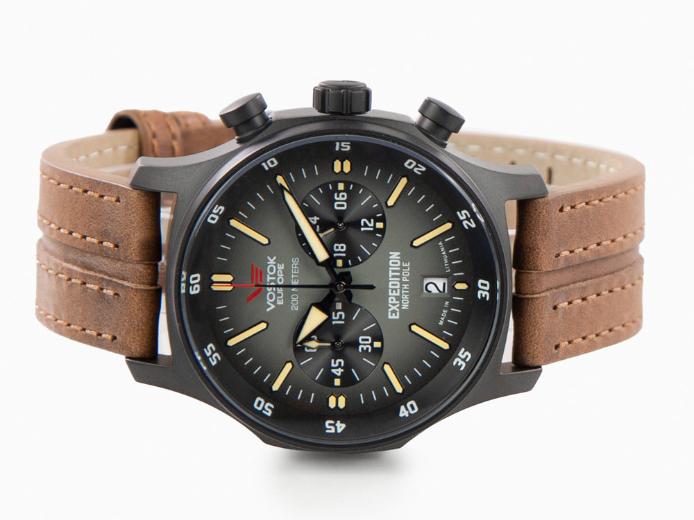 Reloj de Cuarzo Vostok Europe Expedition North Pole, 43 mm, Crono, VK64-592C558