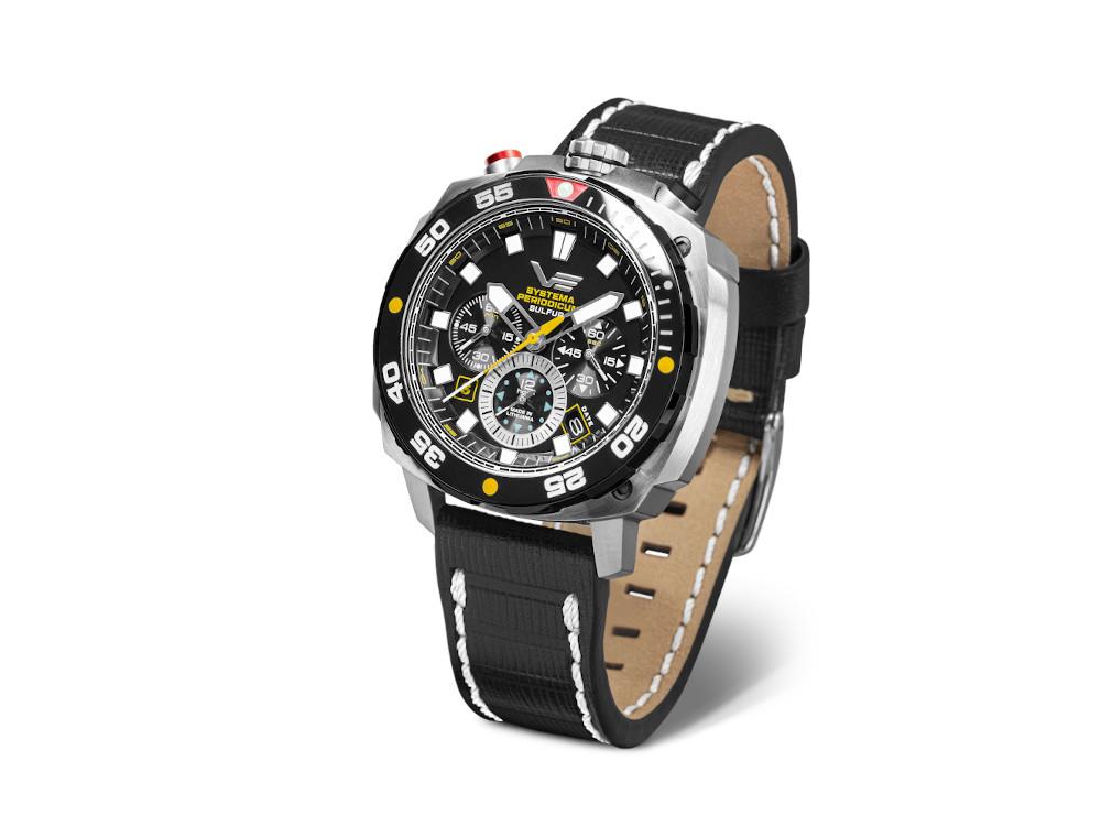 Reloj de Cuarzo Vostok Europe Systema Periodicum Azufre, LE, VK67-650E725-L-BK