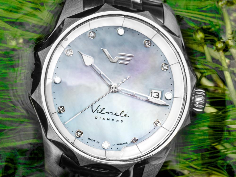 Reloj de Cuarzo Vostok Europe Vilnelė Diamond, 39 mm, VS42-125A755-L-BL