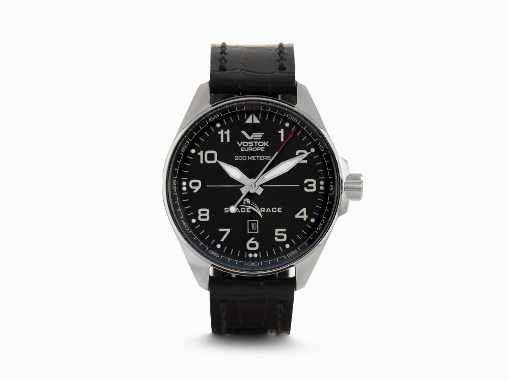 Reloj Automático Vostok Europe Space Race, Negro, 47 mm, YN55-325A662-L-BK