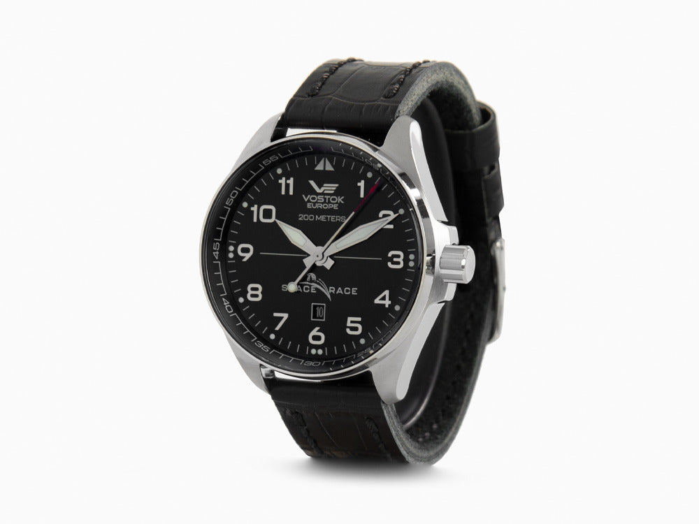 Reloj Automático Vostok Europe Space Race, Negro, 47 mm, YN55-325A662-L-BK