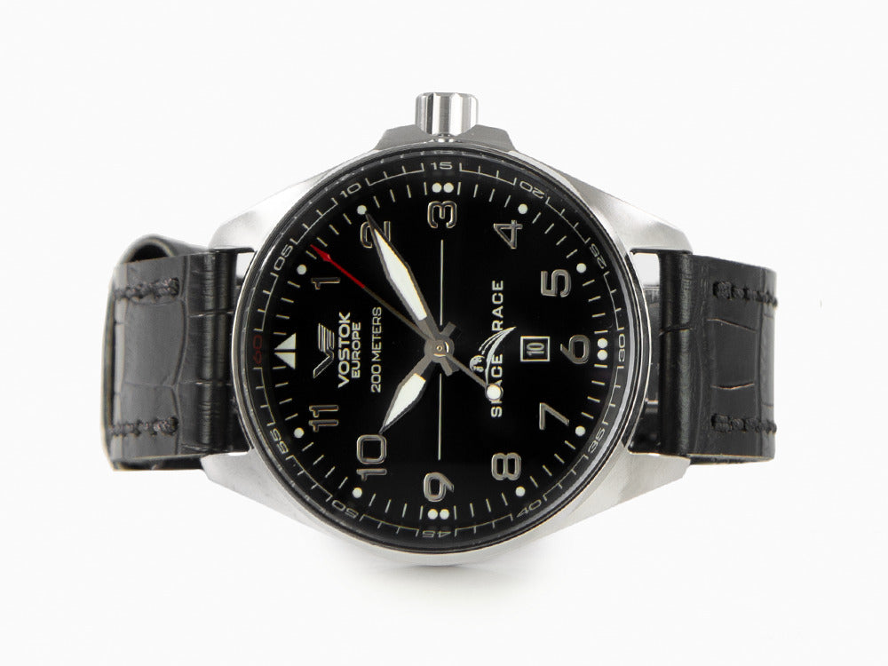 Reloj Automático Vostok Europe Space Race, Negro, 47 mm, YN55-325A662-L-BK