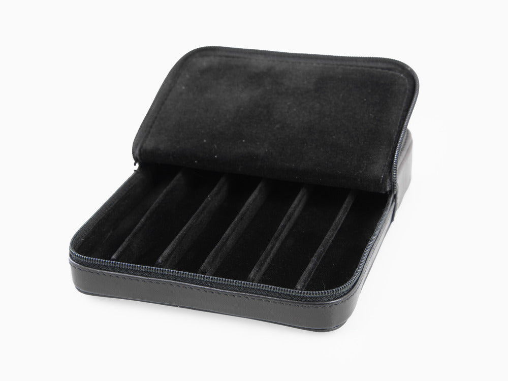 Estuche Visconti Accesorios, Piel, Rígido, 6 Artículos, Negro, KL40-06
