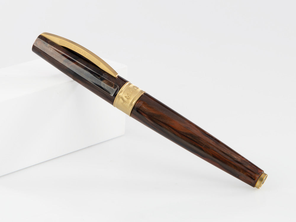 Roller Visconti Mirage Mythos Apollo, PVD Oro, Marrón KP07-08-RB