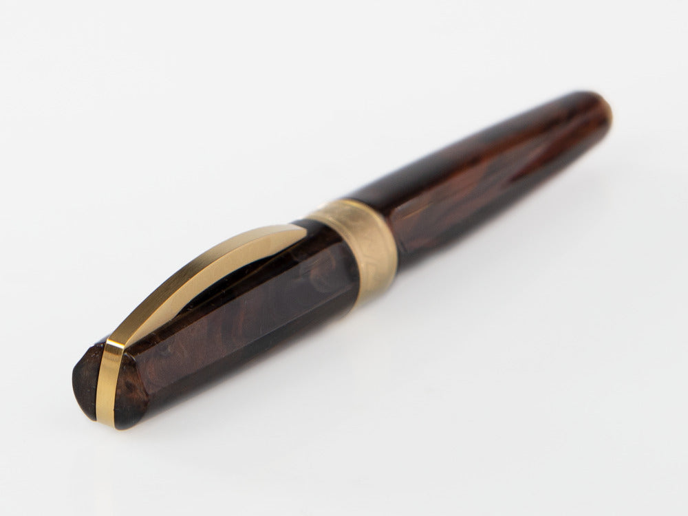 Roller Visconti Mirage Mythos Apollo, PVD Oro, Marrón KP07-08-RB