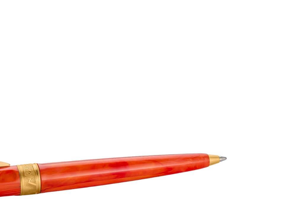 Bolígrafo Visconti Mirage Mythos Demeter, Resina, Naranja, KP07-20-BP