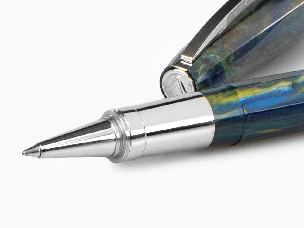 Roller Visconti Van Gogh Noche Estrellada, Resina, Paladio, Azul KP12-04-RB