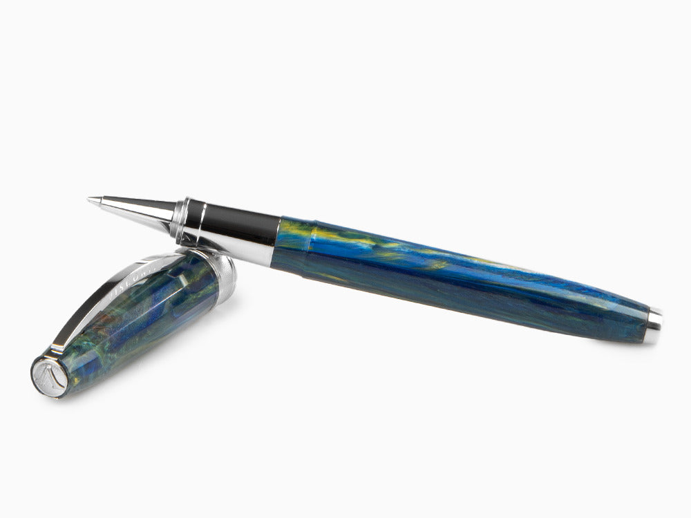 Roller Visconti Van Gogh Noche Estrellada, Resina, Paladio, Azul KP12-04-RB