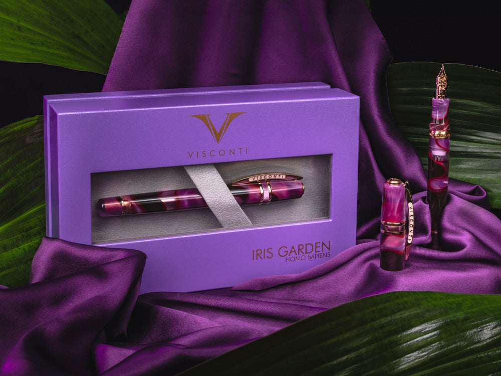 Estilográfica Visconti HS Iris Garden, Edición Limitada, KP15-41-FP
