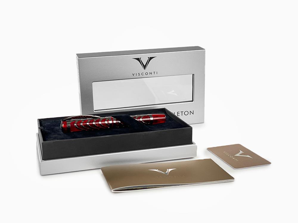 Pluma Estilográfica Visconti Skeleton, Edición Limitada, KP43-01-FP
